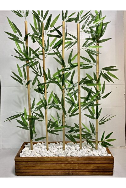 NS BAMBU DEKOR Ithal Bambu Seperatör 120 Cm Yükseklik 70 Cm Saksılı