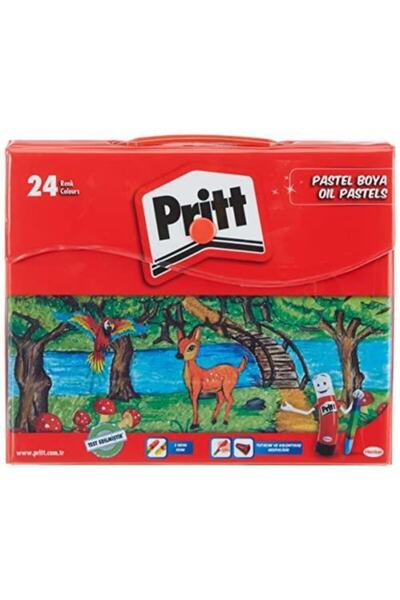 Pritt 24lü Pastel Boya - Çantalı