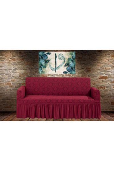 elgeyar 3 Seater Jacquard Sofa - Lycra and Elastic Sofa Sofa Bed Cover