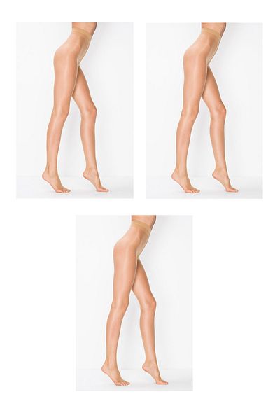 Penti Women's Pantyhose, No Package, Skin Color, Pack of 3