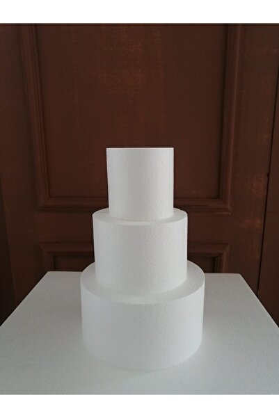 Oyd strafor Strafor Maket Pasta 3 Katlı 20x10cm 15x10cm 10x10cm