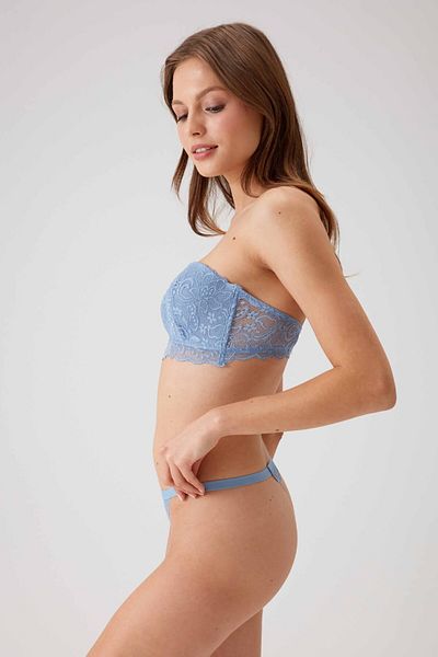 Pierre Cardin Set sutien fără bretele pentru femei, albastru 4736