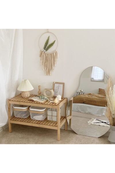 ŞafakMobilya Ahşap Çok Amaçlı Izgara Model Komodin
