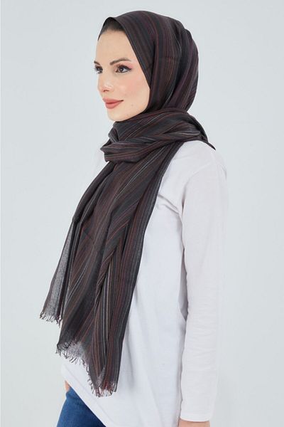 çiğdem eşarp Self Patterned Shawl