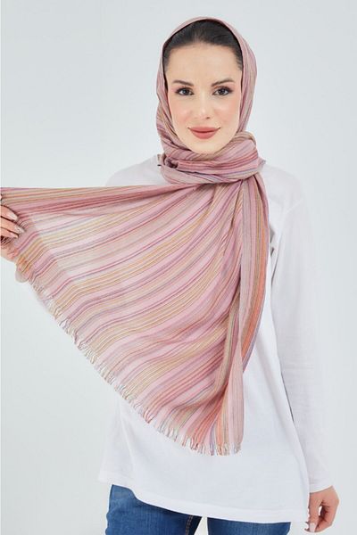 çiğdem eşarp Self Patterned Shawl