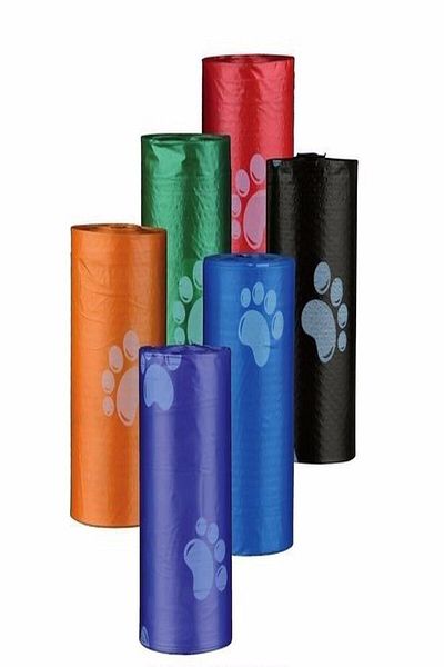 Buffer Washable Practical Feather and Dust Collection Roller Paw Pattern Cat Dog Poop Bag