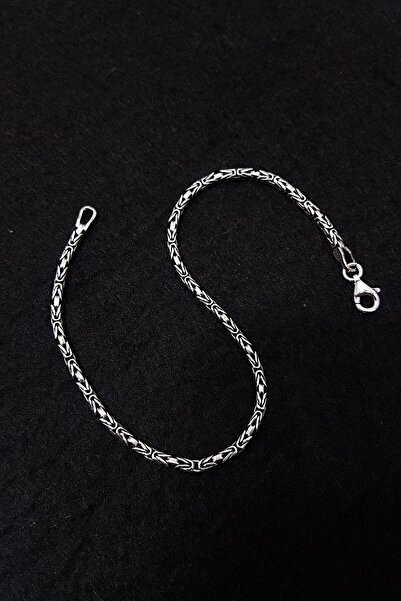 Redstone Store 925 Kral Zincir Bileklik 2 mm 22 cm