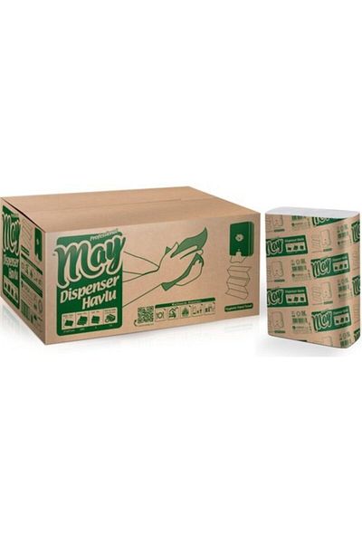May Professional Dispenser 200x12 Z Fold Towel