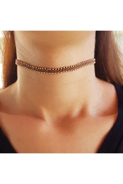 Handmade By HLY اليدوية النحاس الذهب مفصلة قلادة قلادة