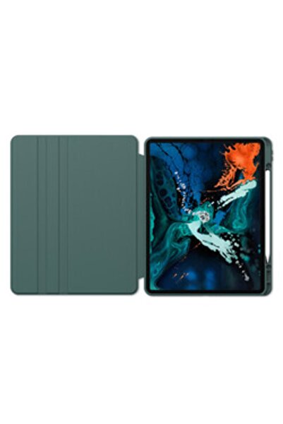 TEKNETSTORE حافظة متوافقة مع Apple Ipad Pro الجيل الثالث والرابع M1-m2 2021 / 2022 مقاس 11 بوصة مع حامل قلم وحامل
