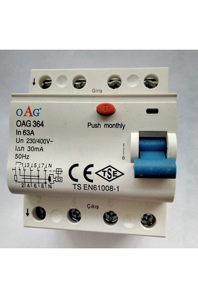 Oag Leg Current Relay 63*30