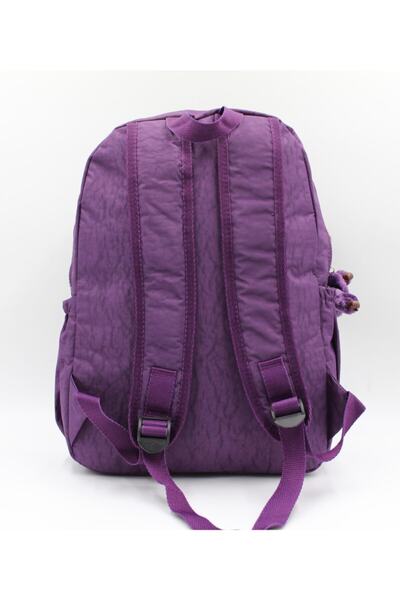 Bevitton Purple Color Unisex Water Resistant Fabric Backpack and School Bag // 6200