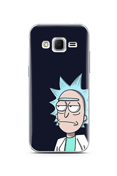 Spoyi Samsung Core Prime Rick and Morty Tasarım Süper Şeffaf Silikon Telefon ...