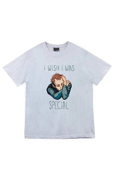 fame-stoned Μπλουζάκι Unisex White Radiohead Printed