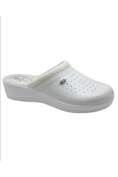GEZER Papuci Sabo, albi, ortopedici, unisex, în 4 puncte