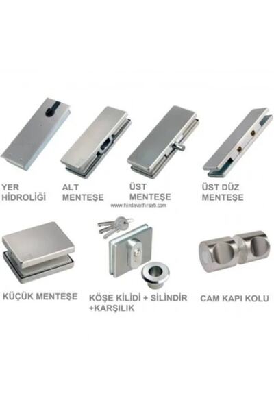 KALE Hidrolik Motor Cam Kapı Aksesuar Seti Cam Detaylı Kd-070/12-100