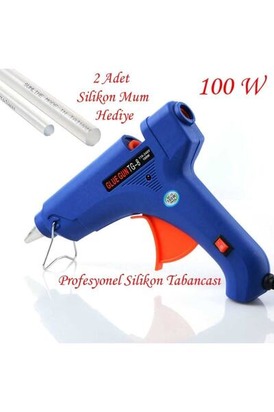 Anadolu Strong En Büyük Boy Murcel 100 W Sıcak Silikon Tabancası 2 Adet Mum Hediyeli