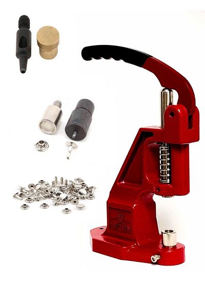 tuhafiyecimiz Tulumba Press Rivet Set(1000 Rivet and Molds Set)