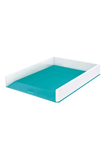 Leitz Çift Renk Metalik Turkuaz Evrak Rafı 53611051