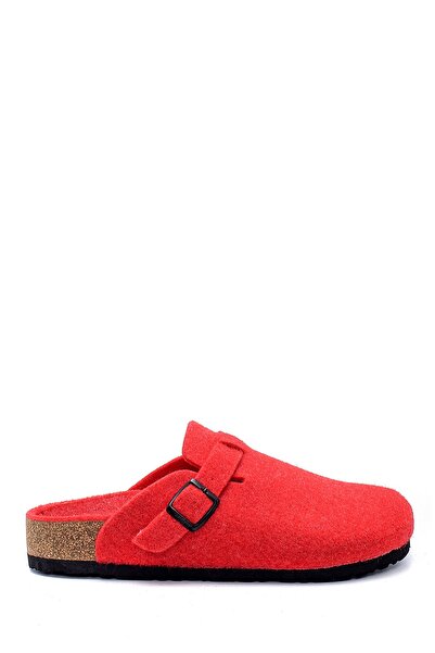 Bequemere Unisex Red Cork Sole Wool Orthopedic Slippers 406q