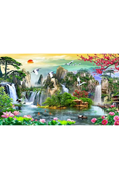 OrhunStore Doğa 3d Poster - 3 Boyutlu Tek Parça Duvar Kağıdı