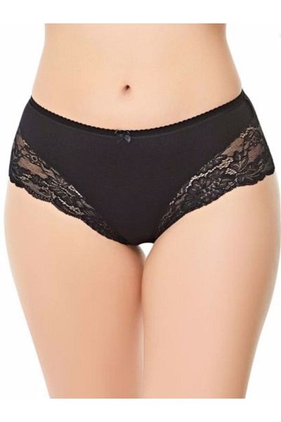 Belinay Women's Black 4-Piece Lace Panties
