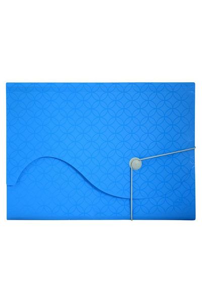 Umix Bellows File Blue - 6 Pockets