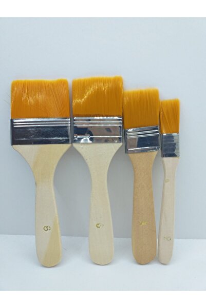 Ofigram Zemin Fırça Sarı Kıl 4 Lü Set