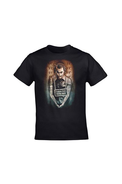 Orijin Tekstil Joker Gotham Police Unisex Printed T-shirt