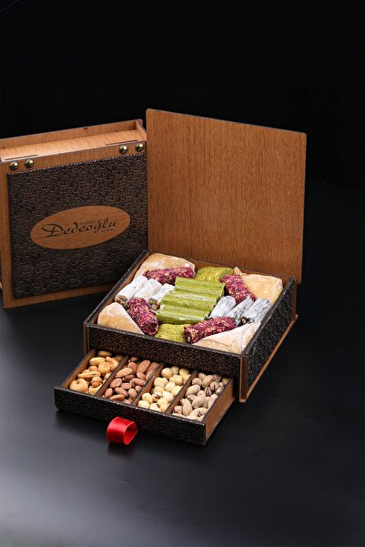 DEDEOĞLU GIDA Hediyelik Ahşap Lokum Paketi