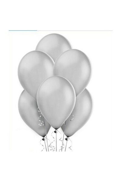 velomy Silver Balloon Metallic 10 Piece