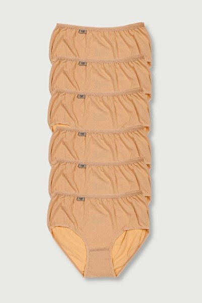 Tutku Γυναικεία λευκά εσώρουχα Lycra Bato 6 Pack