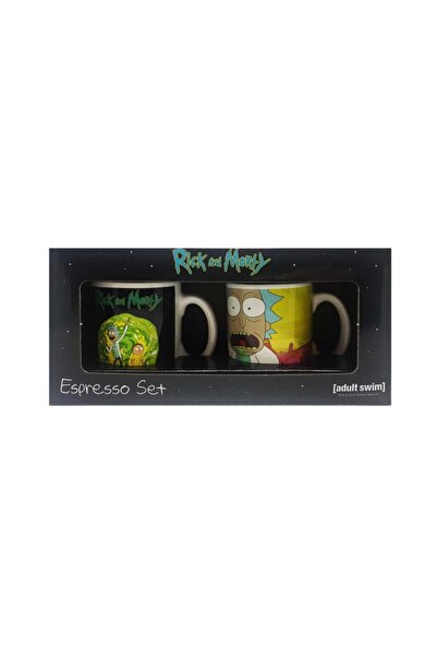Atlantis Rick And Morty Espresso Set 01 Orijinal Lisanslı Fincan Takımı