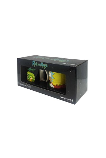 Atlantis Rick And Morty Espresso Set 01 Orijinal Lisanslı Fincan Takımı