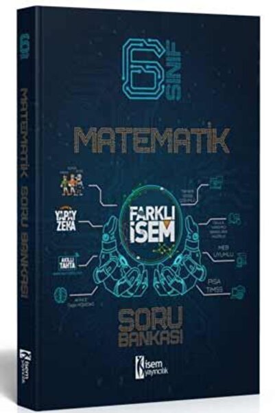 İsem Yayıncılık İsem Yayıncılık 2021 6. Sınıf Farklı Isem Matematik Soru Bankası