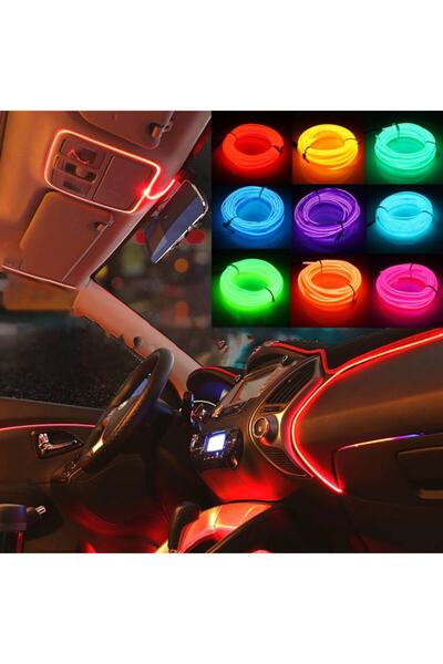 Cnk Oto Araç Içi Neon Led Ip Led Torpido Ledi