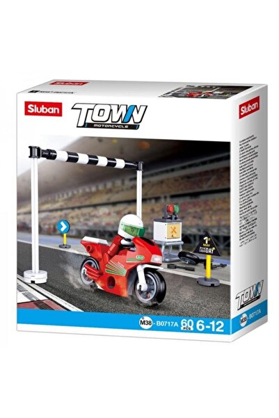 Faber Castell Sluban Town Yarış Motoru 60 Parça Yapı Oyuncak