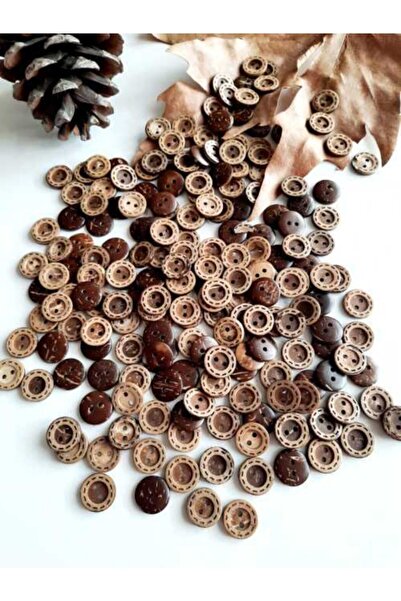 canan dizayn Cocanat Düğme 20 Li Paket 15 mm