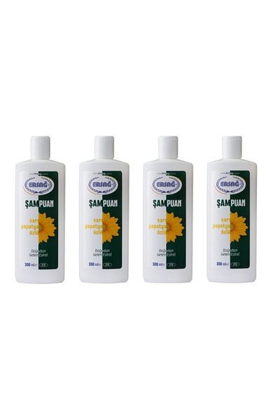 Ersağ 300ml Yellow Chamomile Extract Shampoo - Set of 4