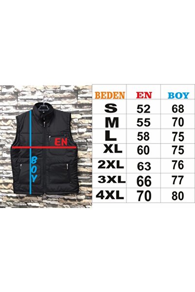 venüsdijital Black Quilted Fleece Inside Anorak Inflatable Vest