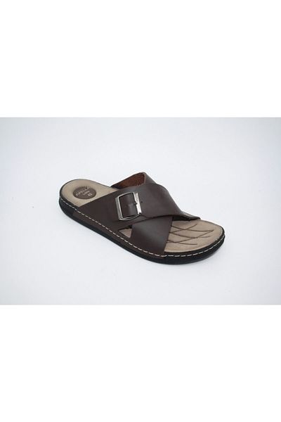Apella Men's Cross Buckle Slippers
