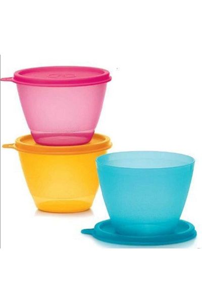 Tupperware Colorful 3-Piece Fridge Containers