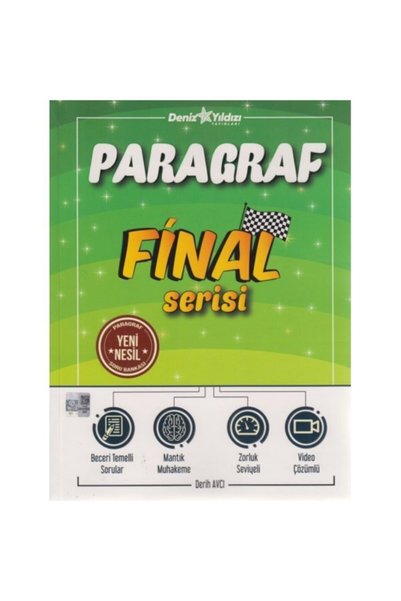 Deniz Yıldızı Yayınları 8.sınıf Paragraf Final Serisi Soru Bankası