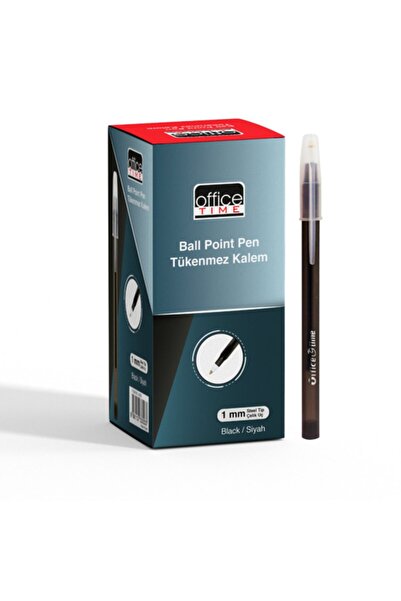 Globox Black Office Time Ballpoint Pen 1.0 mm 50 Li 3023