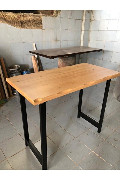 Bintaş Mobilya Kütük Ağaç Bar Masa 120X60 X 105 cm