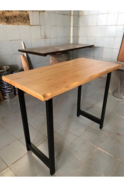 Bintaş Mobilya Kütük Ağaç Bar Masa 120X60 X 105 cm