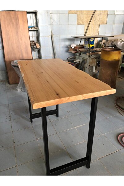 Bintaş Mobilya Kütük Ağaç Bar Masa 120X60 X 105 cm