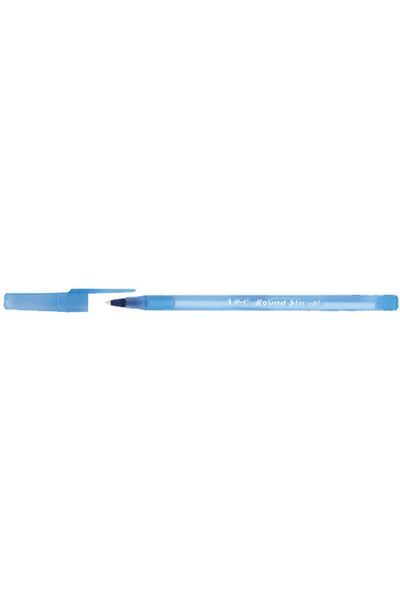 Bic Ballpoint Pen Round Stick 1.0 Mm 60 Pieces Blue