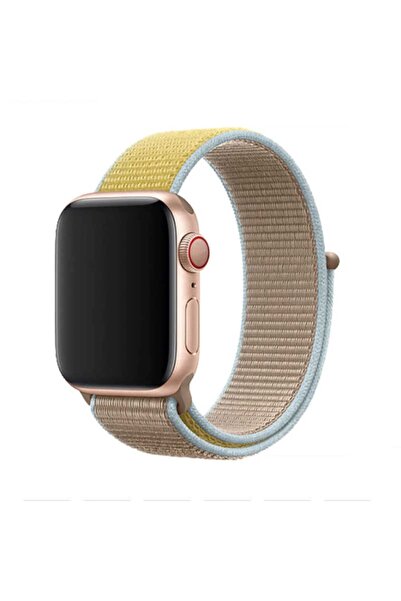 UnDePlus Apple Watch 38mm 40mm 41mm 1/2/3/4/5/6/se/se2/7/8/9 Spor Loop Hasır ...
