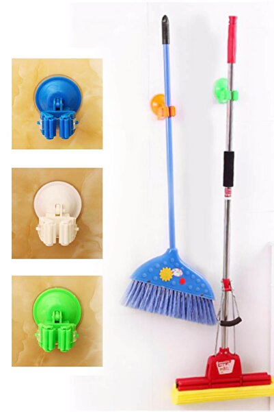 HibanaPazarı كوب شفط وفرشاة وحامل ممسحة 2 قطعة